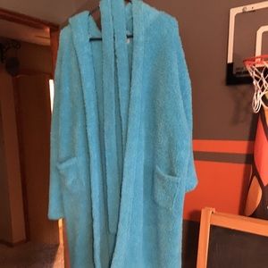 Barefoot dreams mid length robe